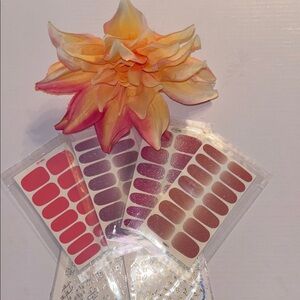 Spring Nail Wraps and Metallic Nail Stickers